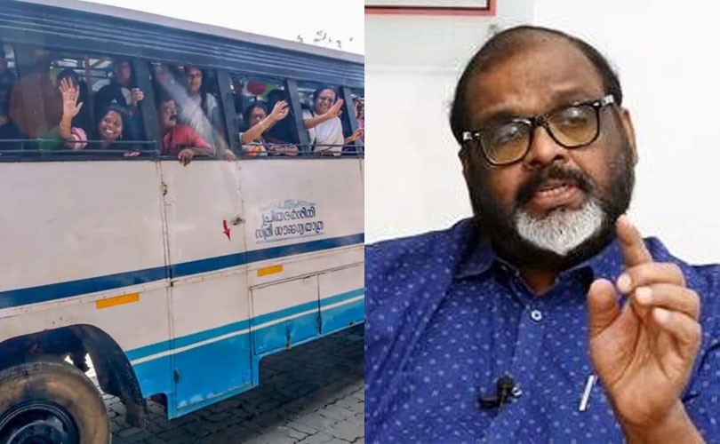 പ്രിയദര്‍ശിനി പദ്ധതി ഒരു മാസം പിന്നിടുമ്പോള്‍ സര്‍ക്കാറിന് പൂര്‍ണ്ണ തൃപ്തിയുണ്ടെന്ന് ഗതാഗതമന്ത്രി സി പി ജോണ്‍.